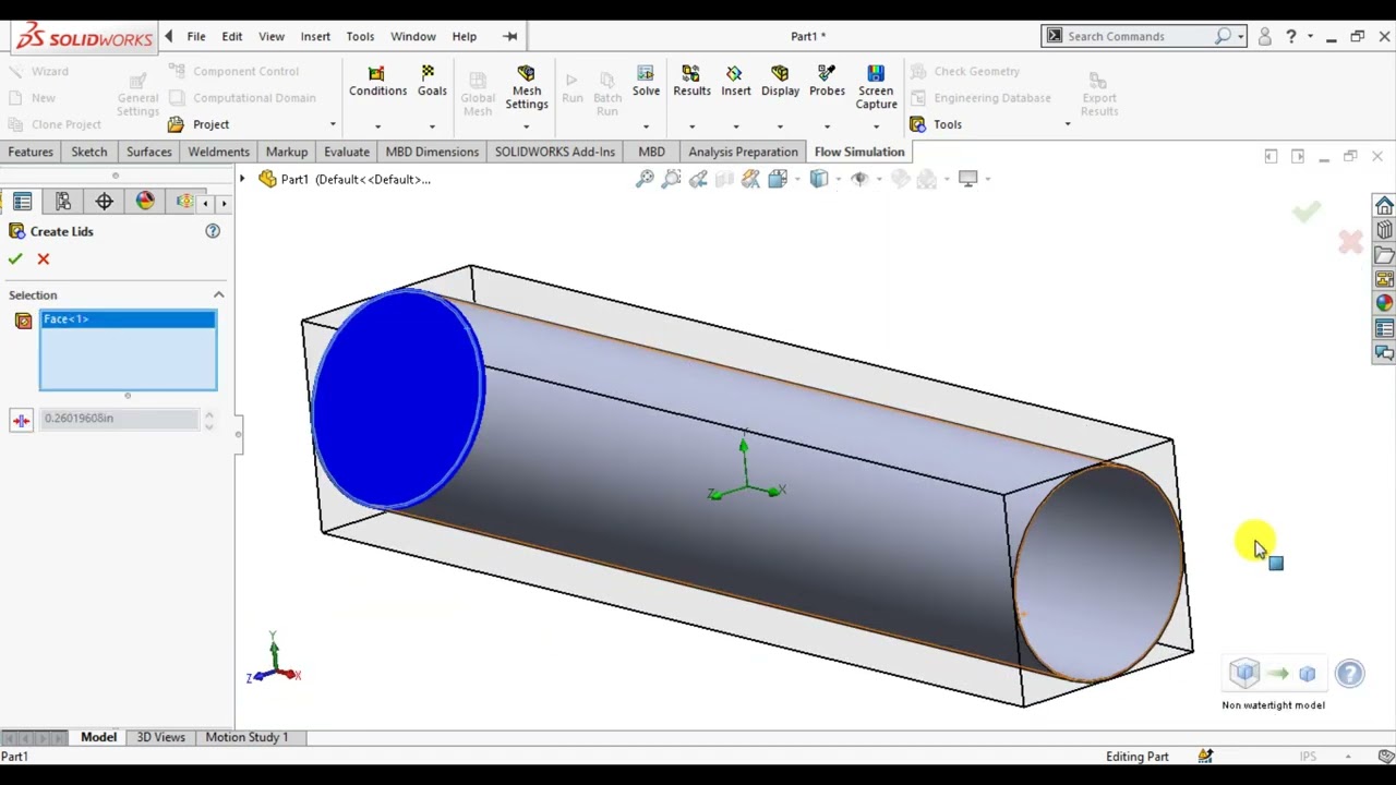 Heat gain calculations for duct | Solidworks flow simulations
