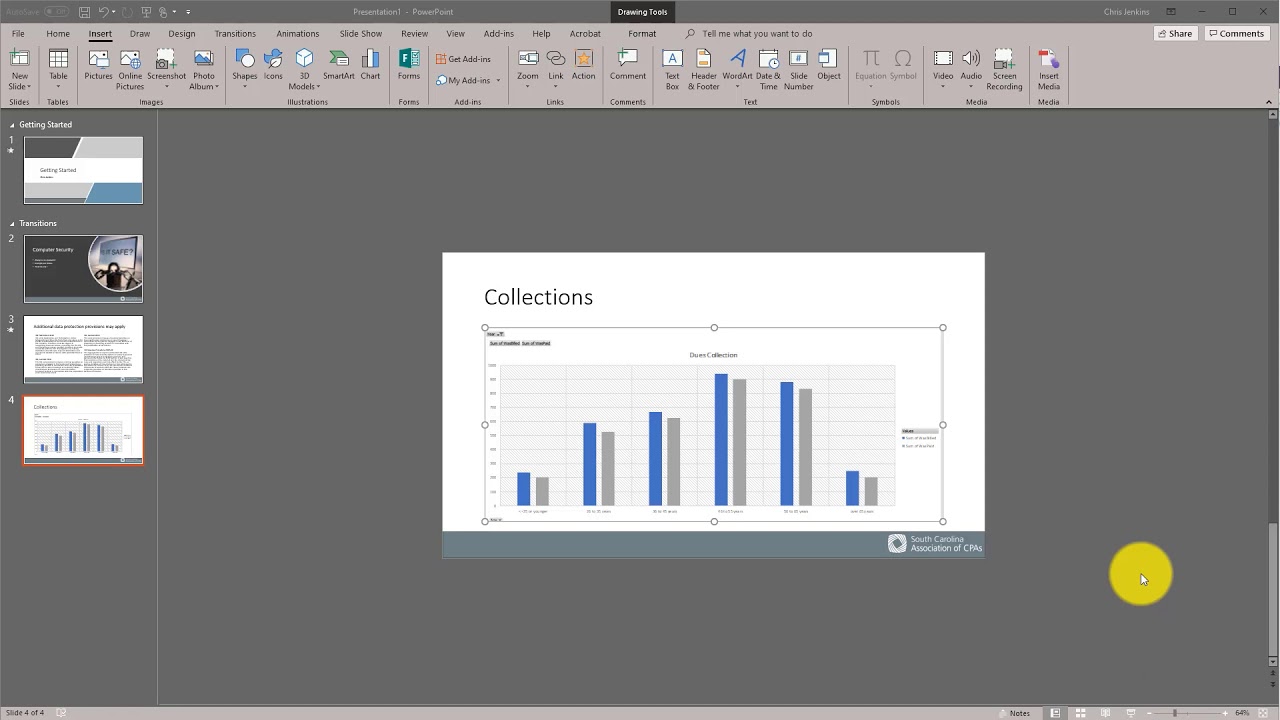 Embed Excel Charts In PowerPoint