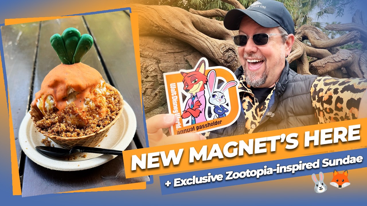 NEW Passholder Magnet (and treat) at Disney’s Animal Kingdom + Yak & Yeti Lunch