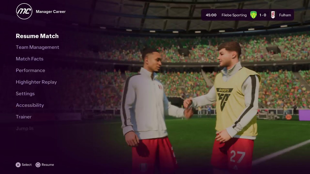 Filebe Sporting VS Premier league PS5