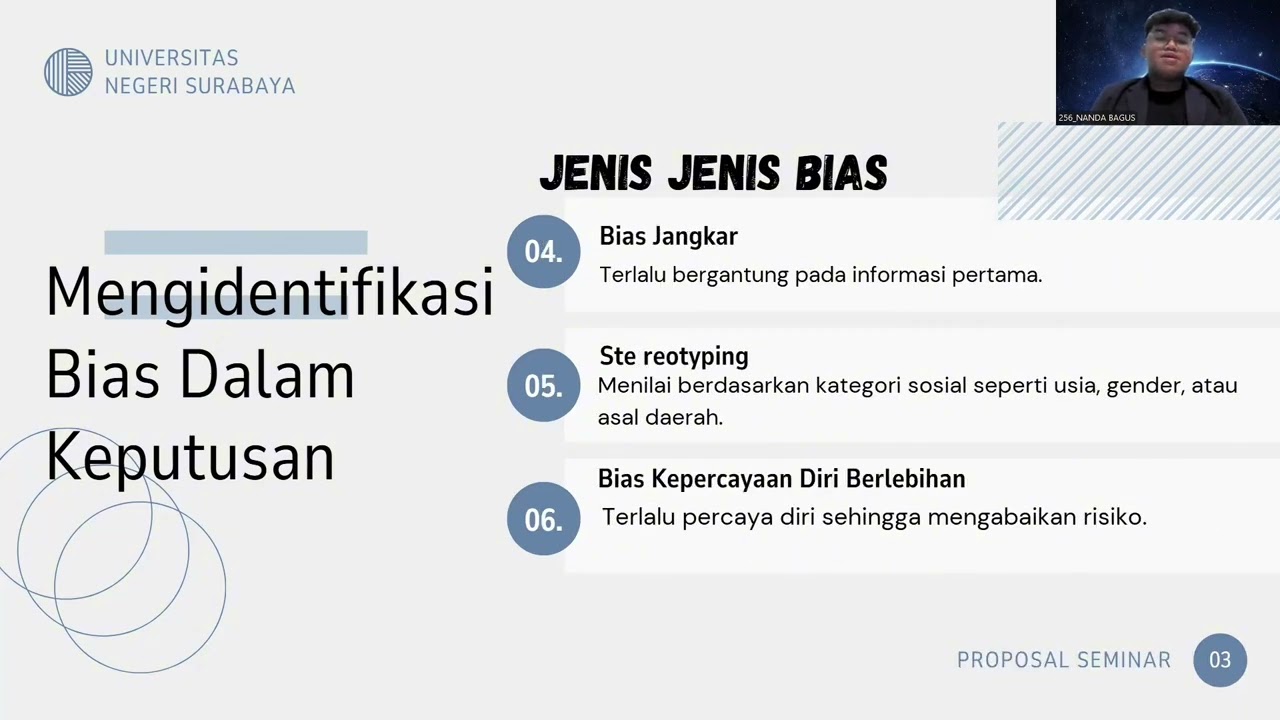 MENGANALISIS PERAN PERSEPSI DALAM KEPUTUSAN ORGANISASI