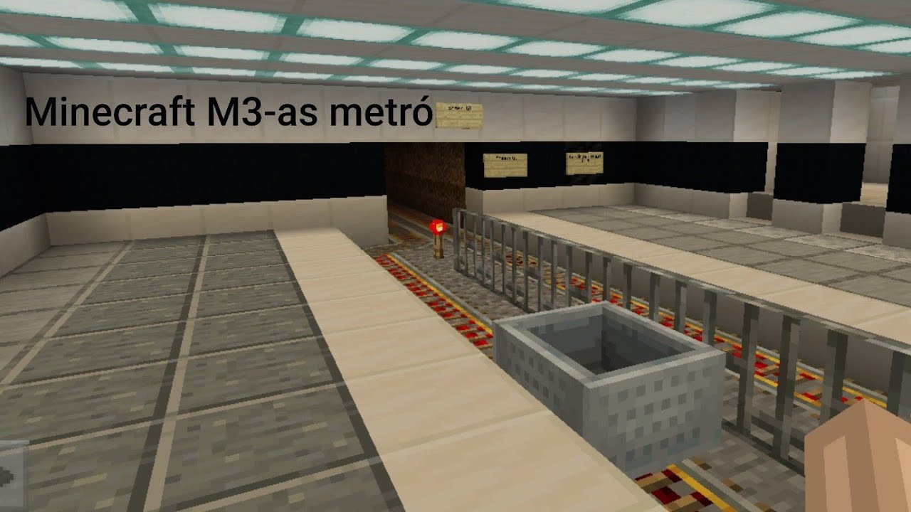 Minecraft M3 metró 2.0 továbbfejlesztés.