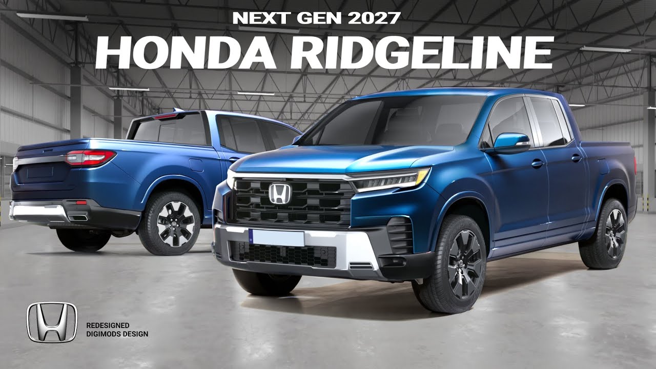 HONDA RIDGELINE 2027: обновлённый экстерьер, который приведёт вас в восторг?