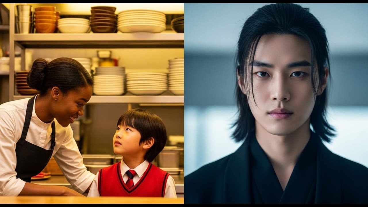 “Marry Me,” Little Child Says Black Waitress Accept Jokingly, Unaware His Dad Is Korea’s Richest CEO