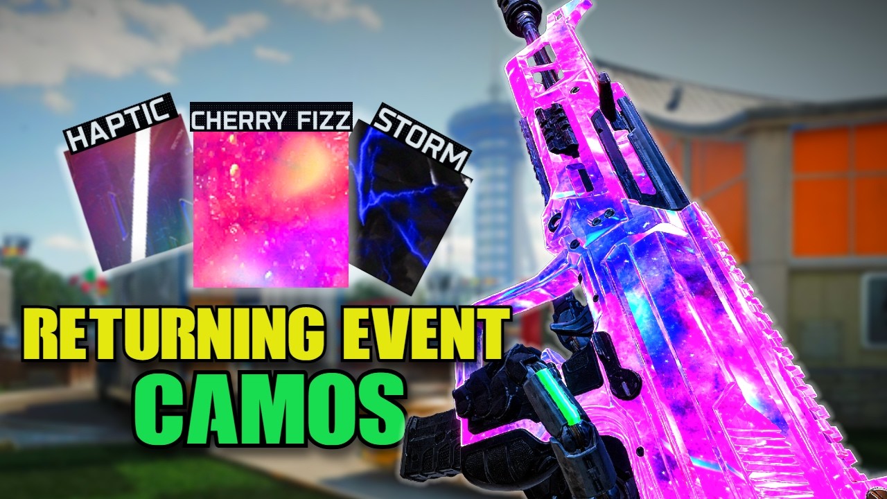 How To Unlock The Legendary Cherry Fizz Camo and more in Bo7 (The best camo event...)