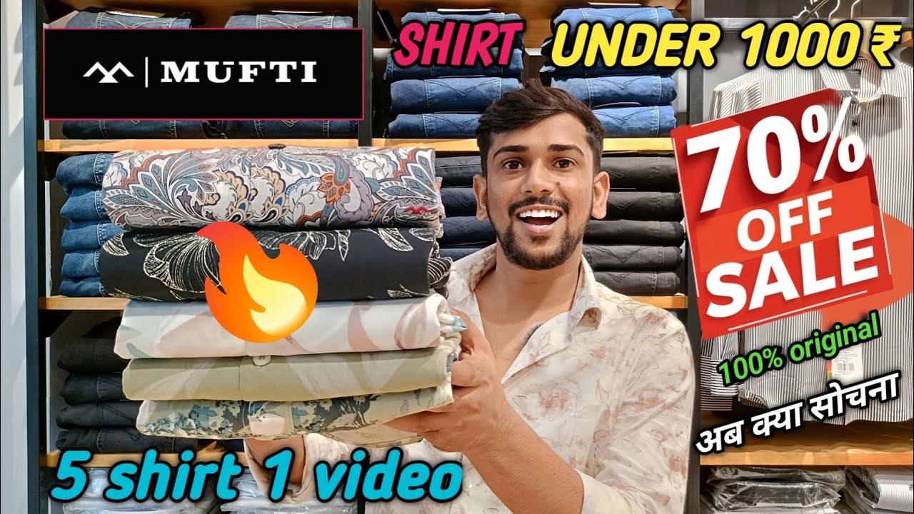 5 BEST MUFTI SHIRT REVIEW!! MUFTI SHIRT 70% OFF !! Under 1000 Mufti shirt 🔥🔥