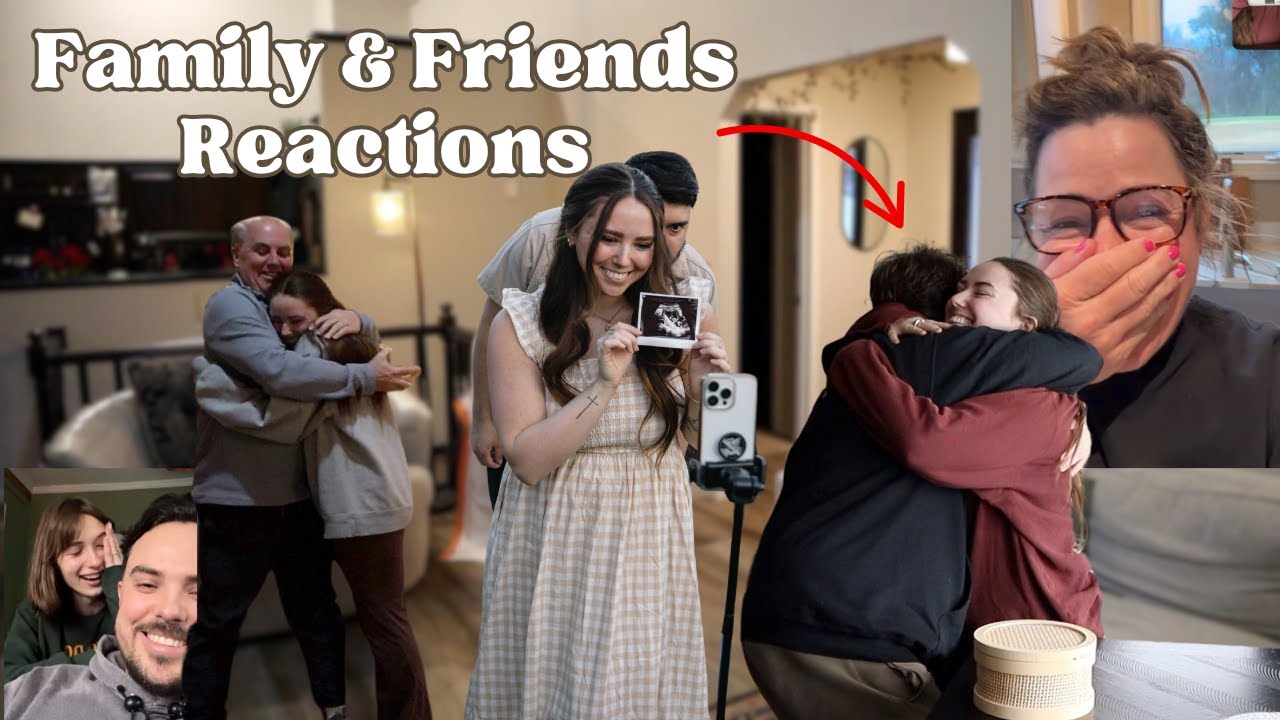 Telling my friends and family i'm pregnant!