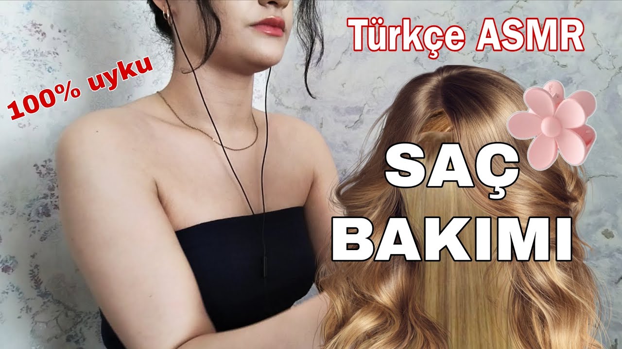 Türkçe ASMR | saçlarınla oynuyorum ve bakım yapıyorum 💆🏻‍♀️🎀 aşırı tetikleyici ASMR+ağız sesleri 👄