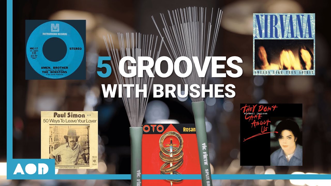 5 Iconic Drum Grooves With BRUSHES | Drum Lesson With Florian Alexandru-Zorn