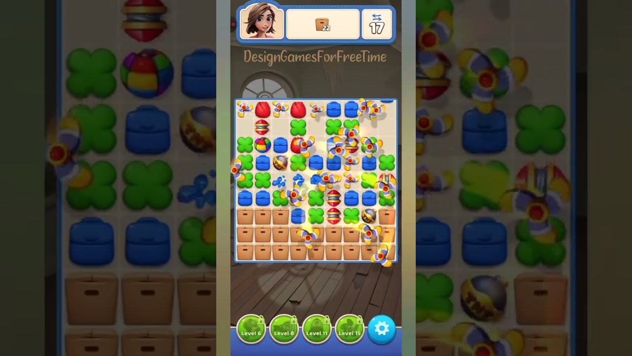 Zoe's Journey: Match & Design - Levels 1-3 gameplay match logic puzzle renovating decor design game