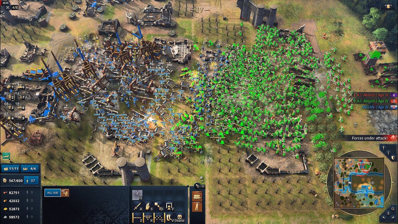 Rus Cavalry Storm + Byzantine Legion Met Lancaster Fury | Age Of Empires 4