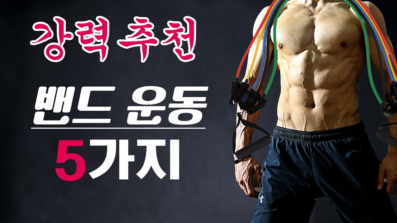 홈트레이닝 시작 할 때 추천하는 5가지 밴드 운동│리쌤밴드