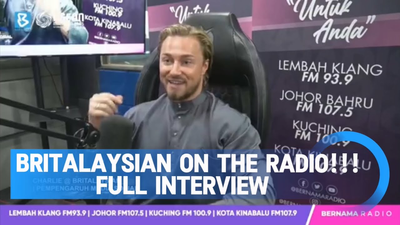 Britalaysian’s First National Radio Interview!!! Bernama Radio 🇲🇾 