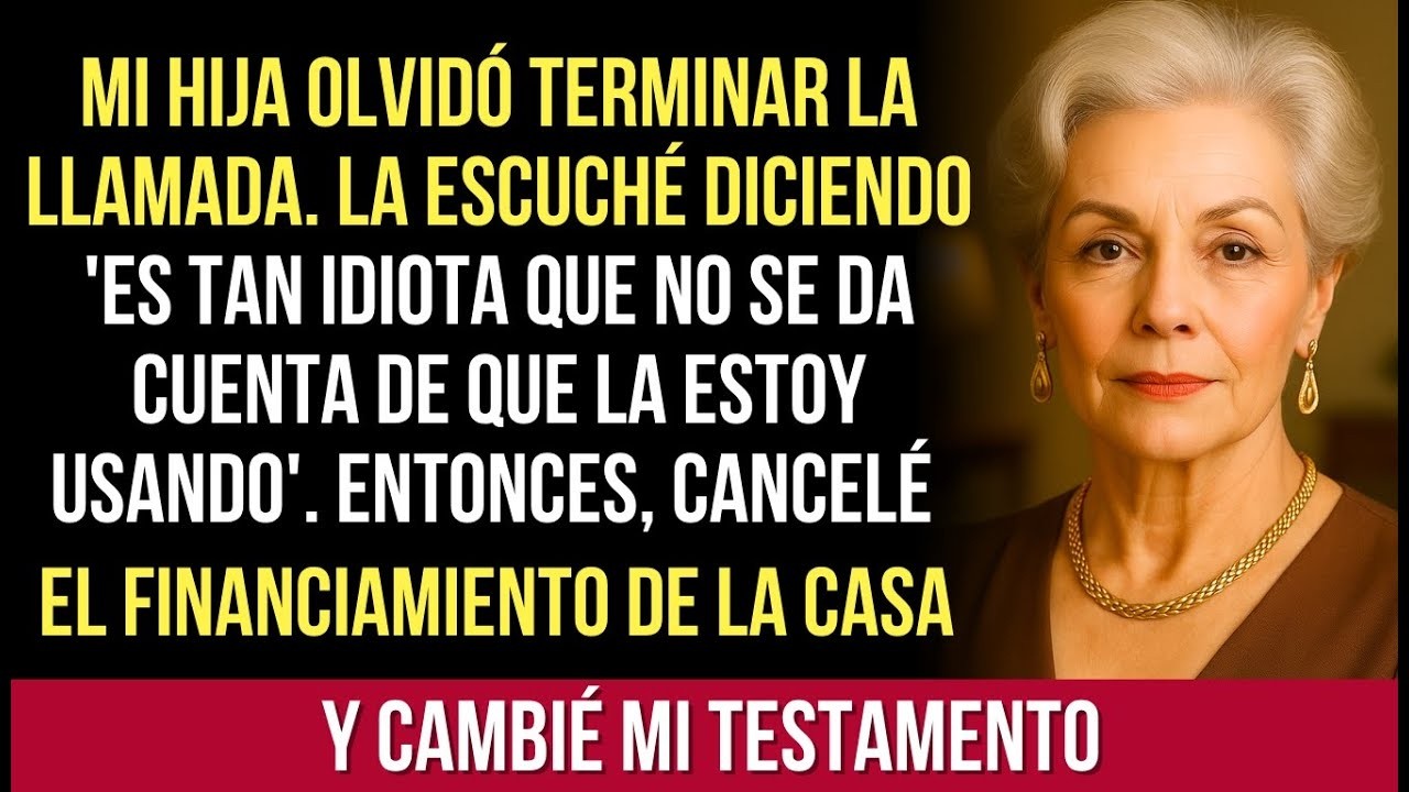Mi Hija Olvidó Terminar La Llamada, Escuché Cómo Me Engañaba…