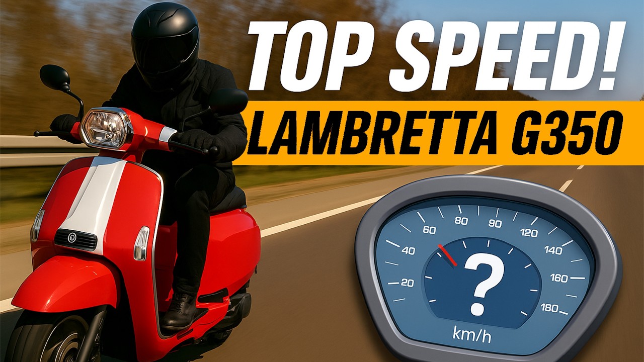 Wie schnell ist die Lambretta G350 wirklich? (GPS Test)