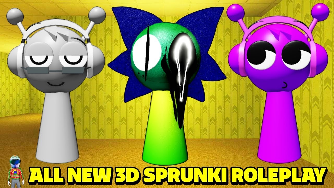 [ОБНОВЛЕНИЕ] Как получить ВСЕ 3 новых морфа и значка Спрунки в 3D-ролевой игре Sprunki - Roblox