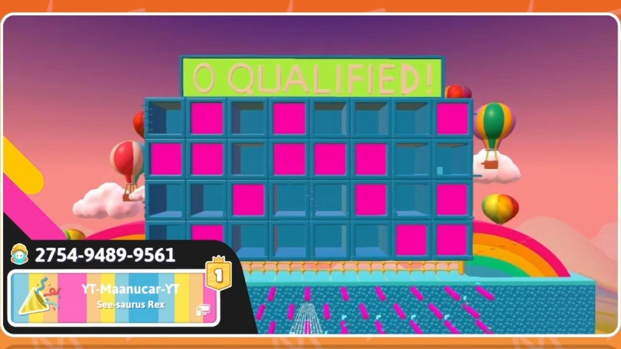 Fall Guys: ELIMINATED! (2754-9489-9561) PARKOUR