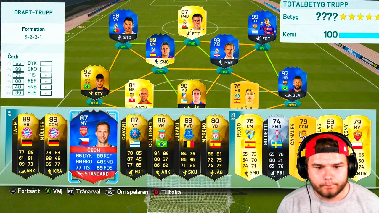 LA LIGA 192 FUT DRAFT CHALLENGE!!! FIFA 16 SVENSKA!
