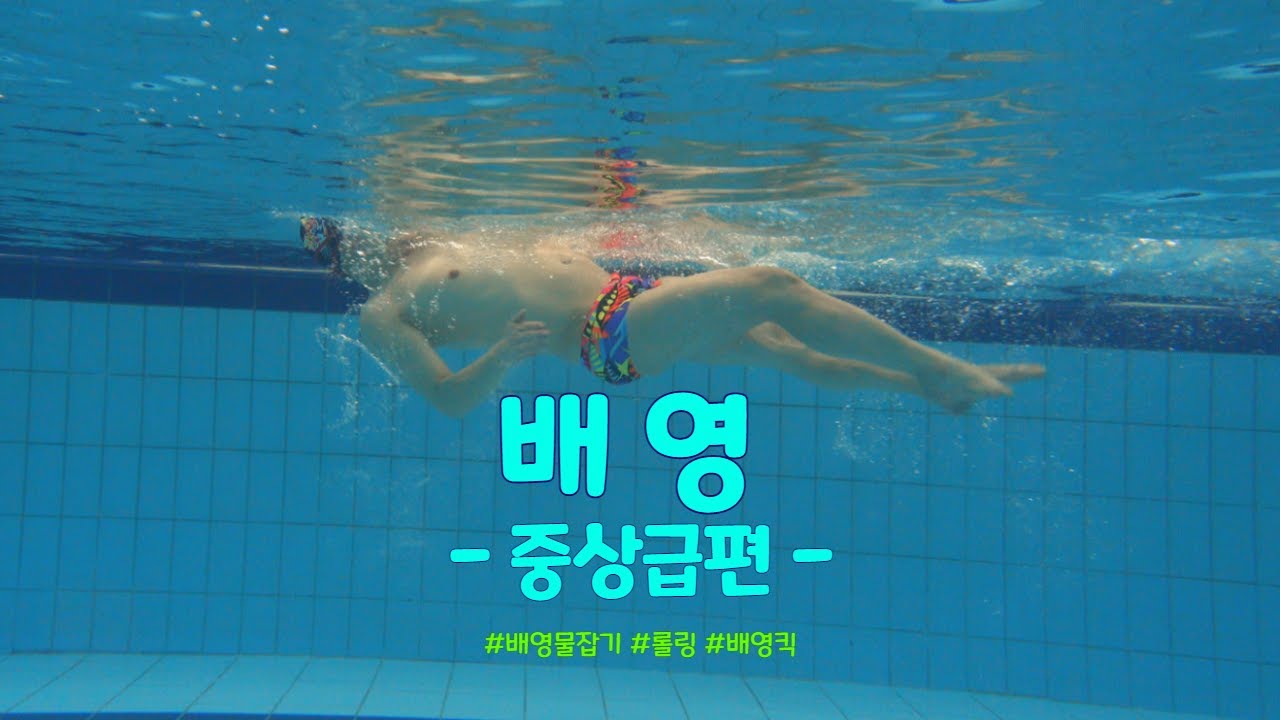 배영 중상급 마스터하기(물잡기,롤링,킥)