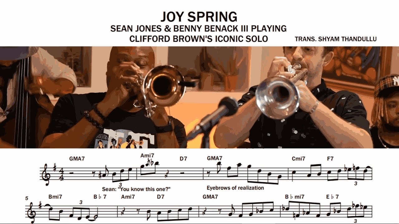 Clifford Brown's Spirit Is Still Alive! || Sean Jones and Benny Benack III on 