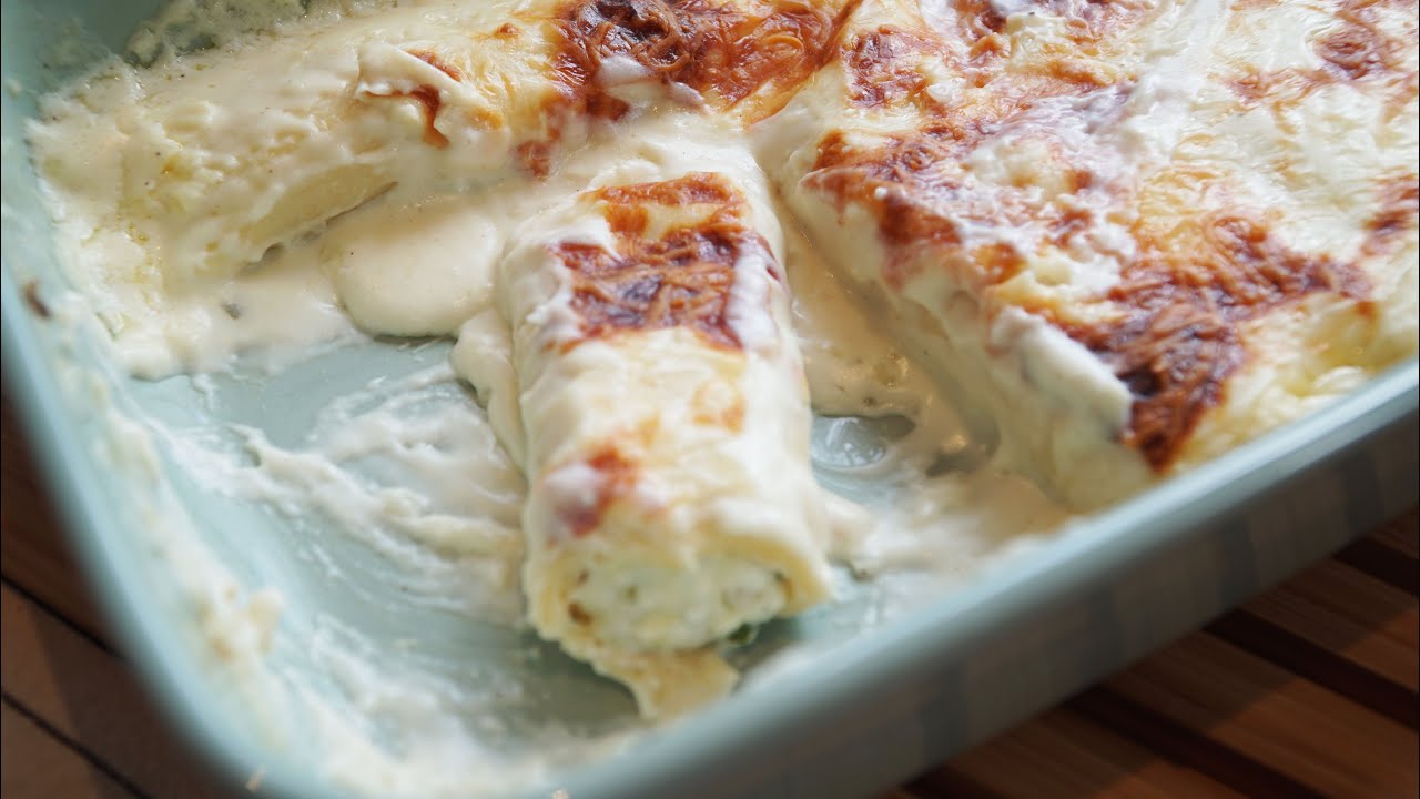 RECEITA DE PANQUECA RECHEADA COM 3 QUEIJOS PARA SEU ALMOÇO/JANTAR I Receita rápida e fácil