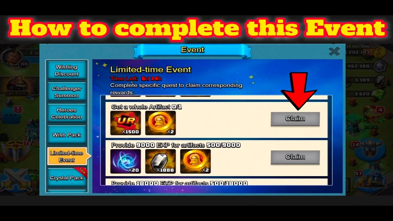 Clash of legends event | How complete clash of legends event | clash of zombies limited task events
