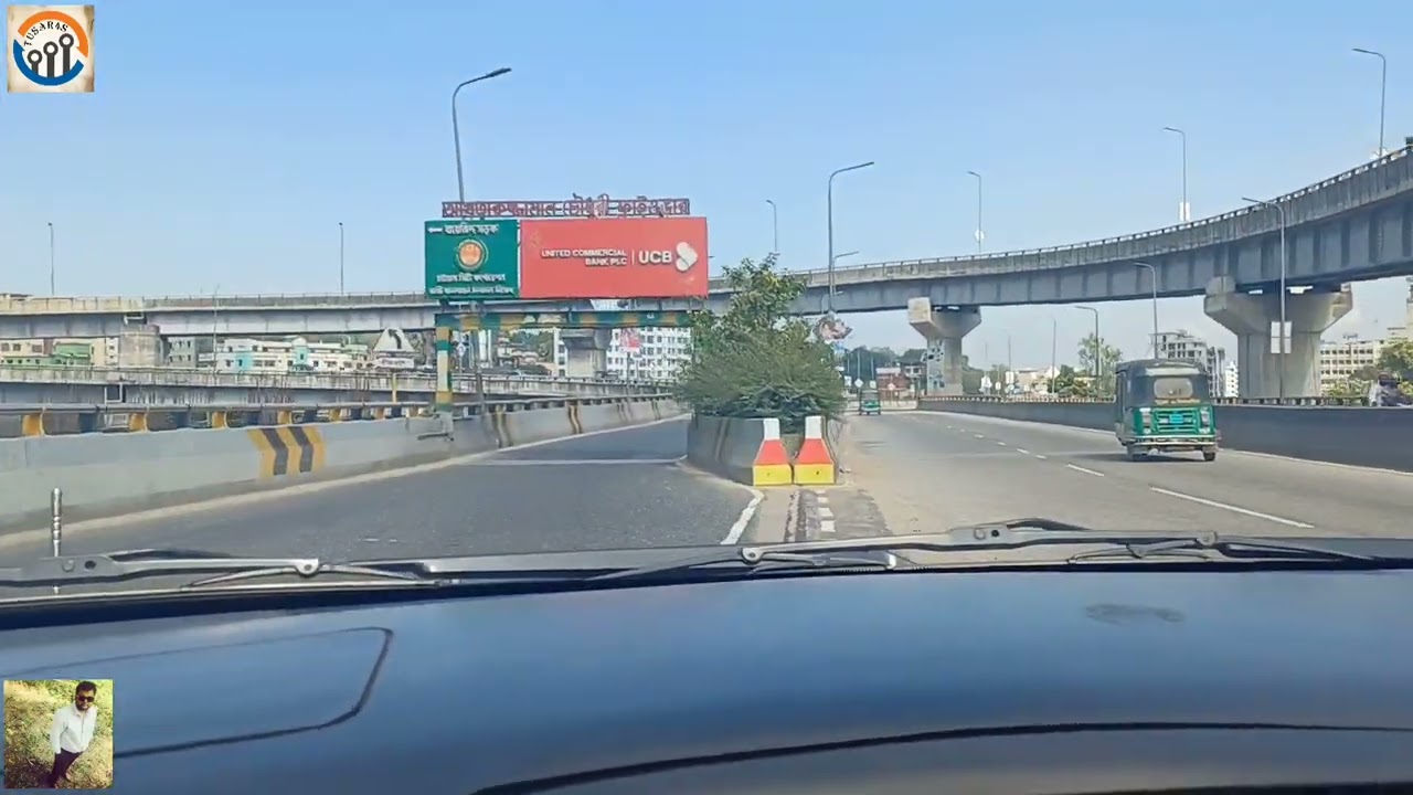 Driving in Akhtaruzzaman Flyover Chittagong #chittagong #chattogram #flyover