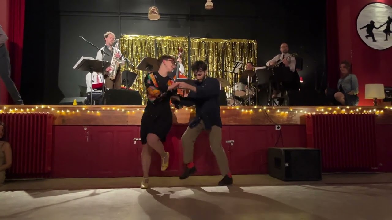 Marion & Sylvain with the swing up Orchestra - Feb2024