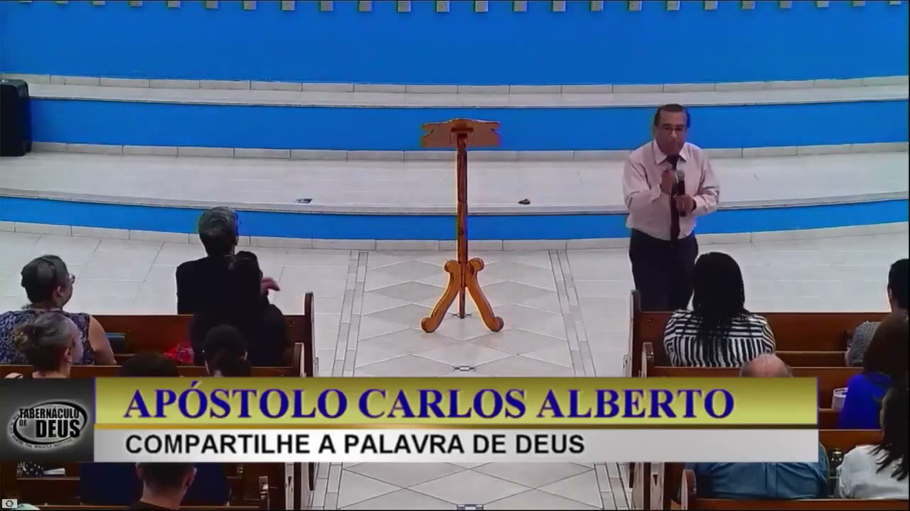 JESUS ESTÁ TE LEVANTANDO HOJE * APÓSTOLO CARLOS ALBERTO * TABERNÁCULO DE DEUS