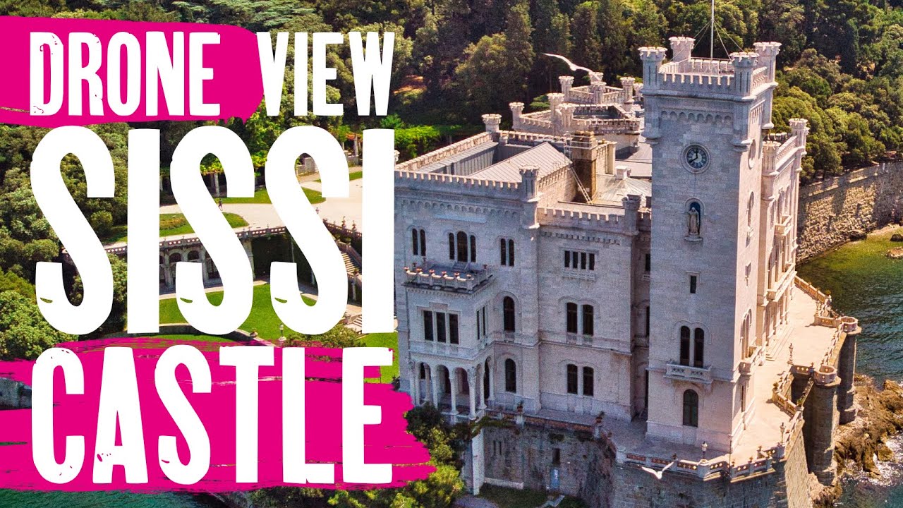 Castello Di Miramare Trieste | 4K Drone View Incredible Sissi Castle | Italy