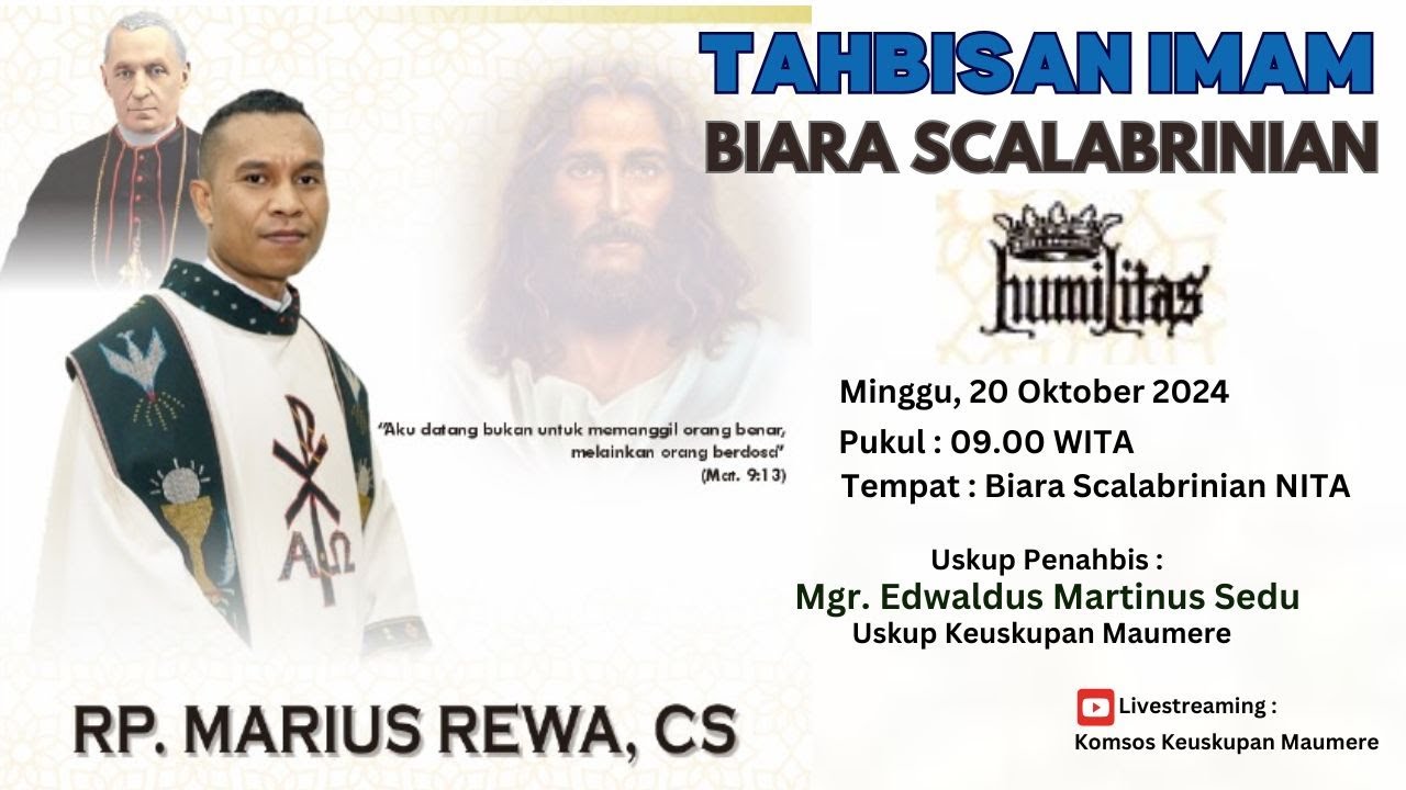 Tahbisan Imam Biara Scalabrinian Oleh Mgr. Edwaldus Martinus Sedu | Maumere, 20 Oktober 2024
