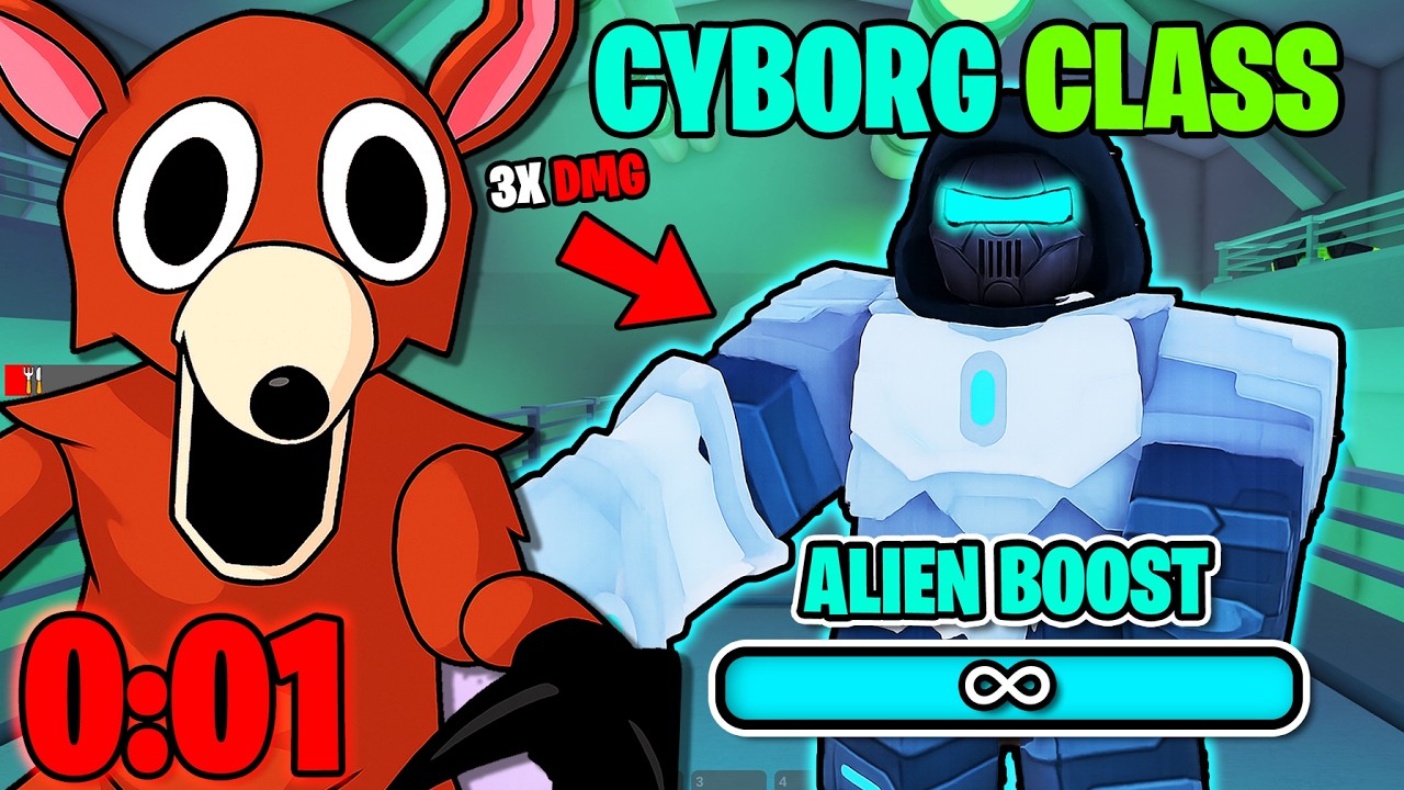 I Speedran 99 Nights In The Forest With The CYBORG CLASS! (World Record)