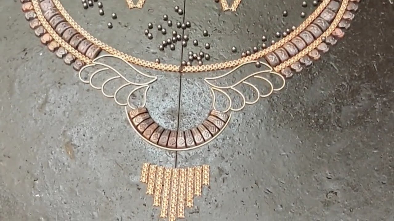making lightweight gold necklace 