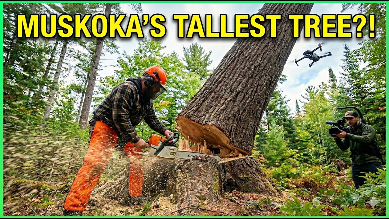 FALLING GIANTS | Wight Tree Service take on another massive 150’ tree! 