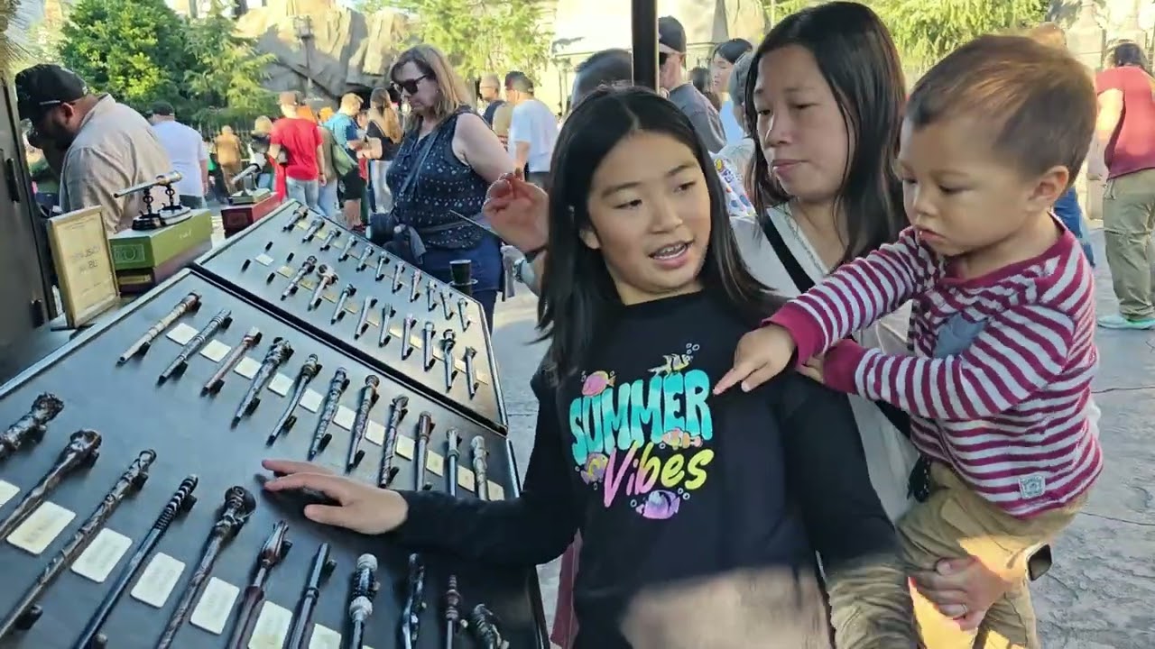 【Universal Studio Hollywood】Веселый Гринчмас, выбирание волшебных палочек, праздничный хор лягуше...