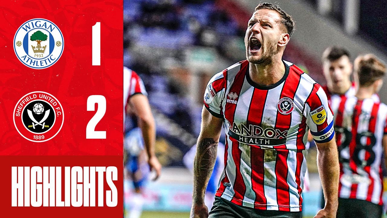 Sharp & Egan Goals down Latics 🔥| Wigan Athletic 1-2 Sheffield United | EFL Championship highlights