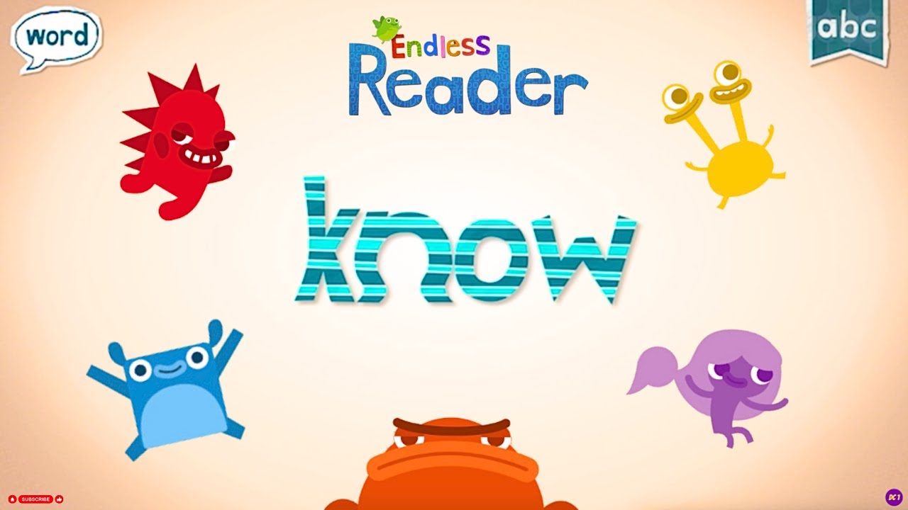 Endless Reader: Introducing the Word 'KNOW' | Sight Words Made Simple