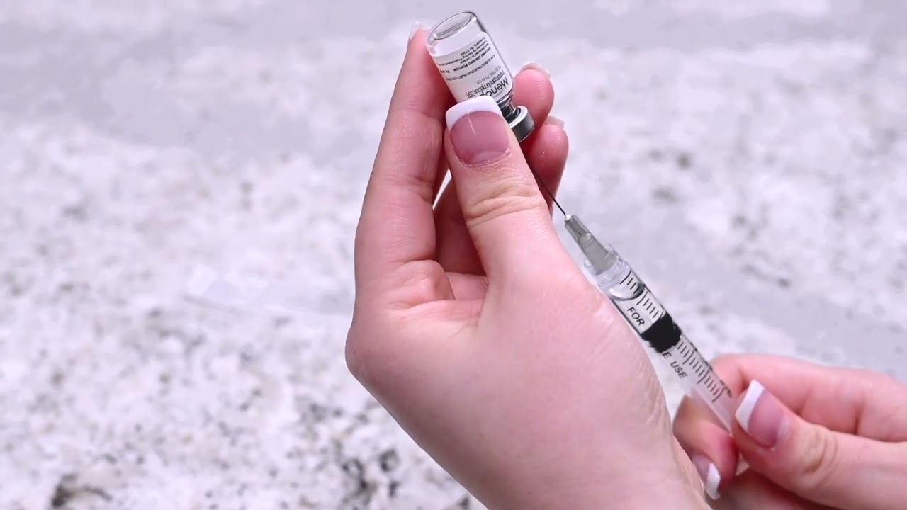 Menopur 150 IU Subcutaneous Injection with Mixing Needle Med-ed Video by ReUnite Rx - Arabic