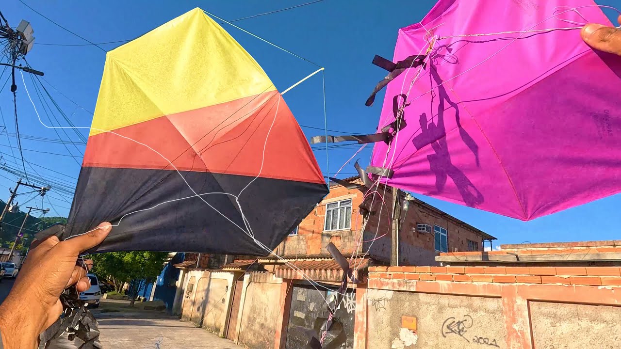 Tropa da Chepa Aparando Pipas nas Ruas da Baixada!!! 😱🔥