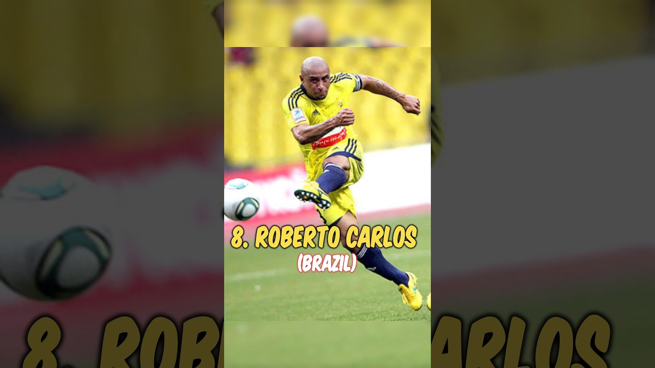 Top 10 Greatest Defenders of all Time ⚽#top10 #football #maldini #cafu #robertocarlos #viral #shorts