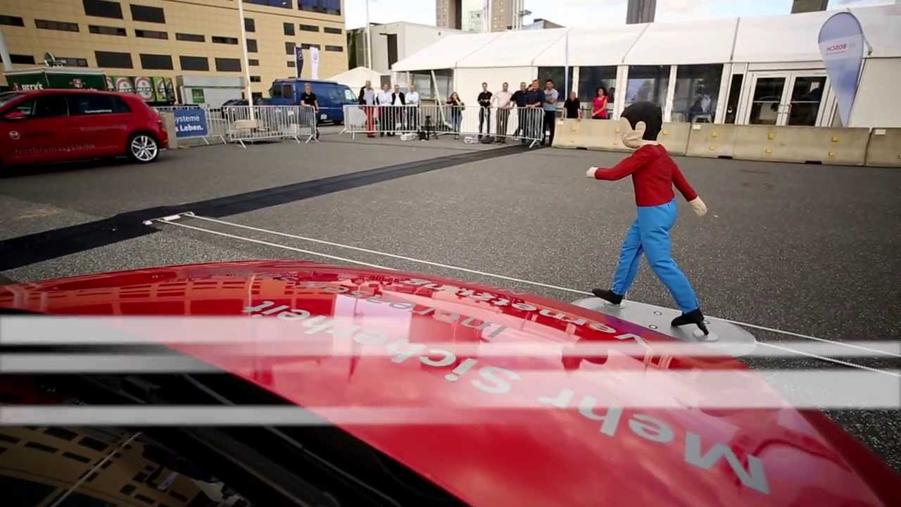 IAA 2013: emergency braking systems at the Bosch test track