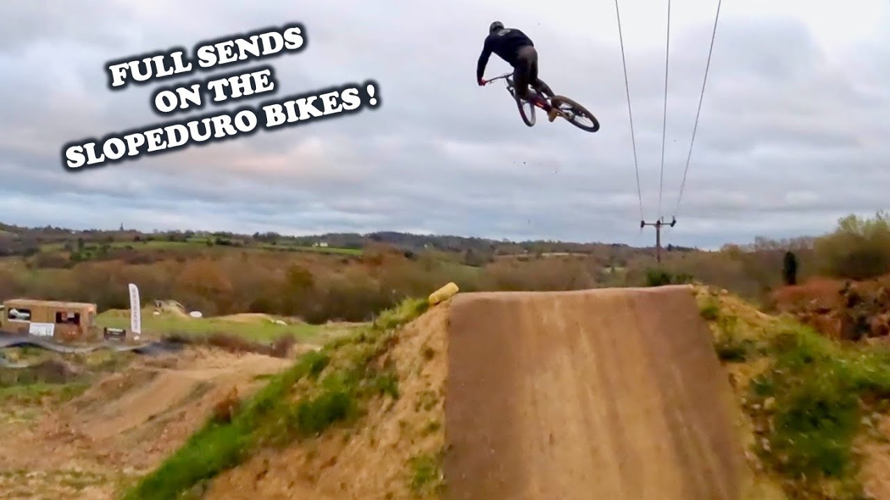 Massive Jumps and Full Speed Trails on my New SlopeDuro MTB with Daryl Brown!