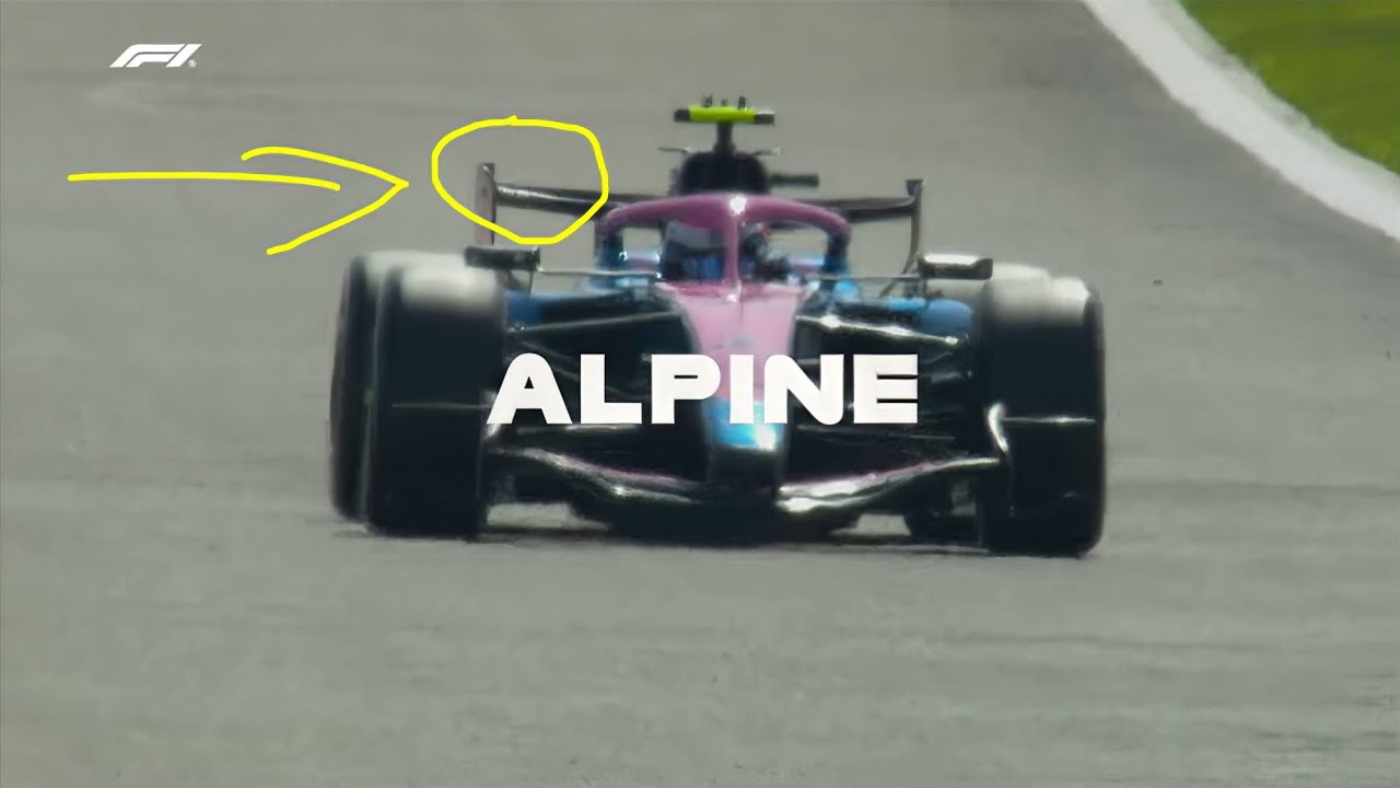 F1 Pre-Season Testing: The Alpine A526's Bohemian Rear Wing Active Aero
