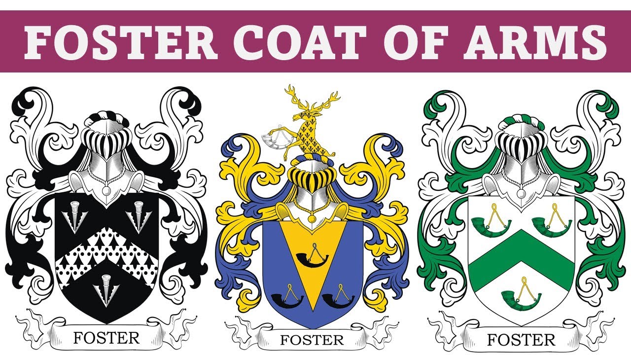 Foster Coat of Arms & Family Crest - Symbols, Bearers, History