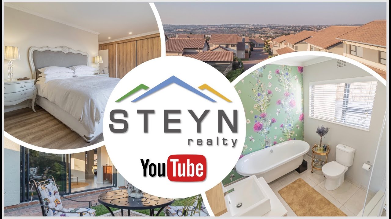 For Sale by Steyn Realty in Amorosa, Roodepoort. Luxury home in security complex.