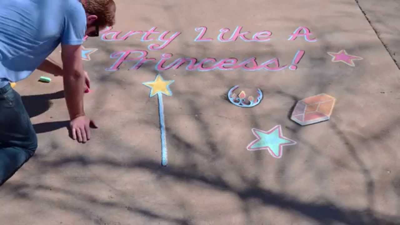 Crayola Sidewalk Chalk Art Series - Princess Party!