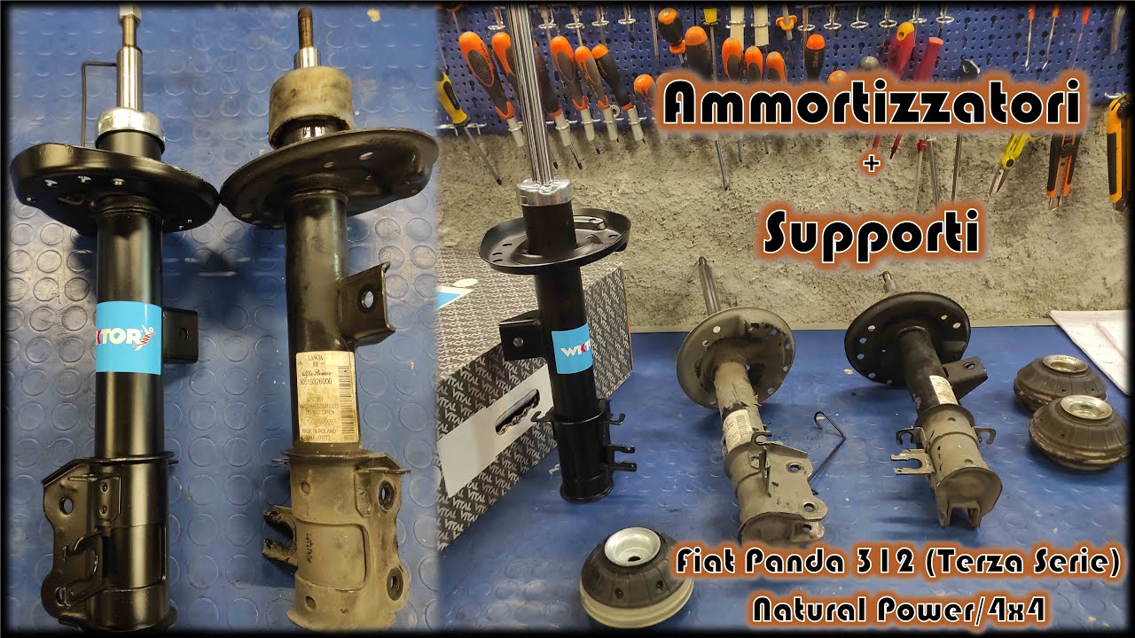 AMMORTIZZATORI Anteriori + SUPPORTI con Cuscinetti [Fiat Panda 312 Natural Power / 4x4]