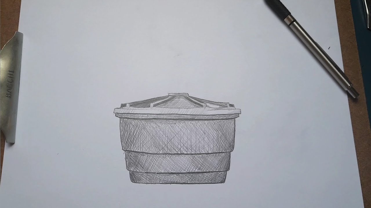 Desenho a mão livre  [caixa d'água]