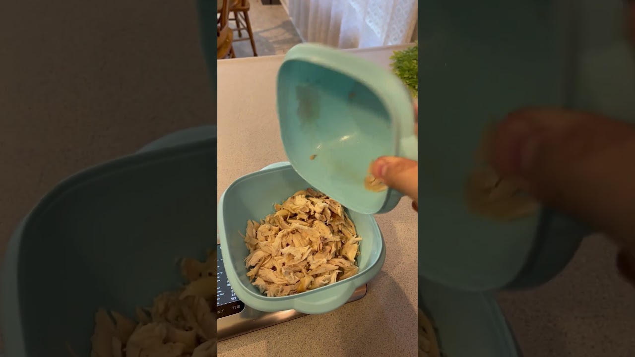 Meal prep made easy with a food scale #foodscale #cooking #mealprep #diet