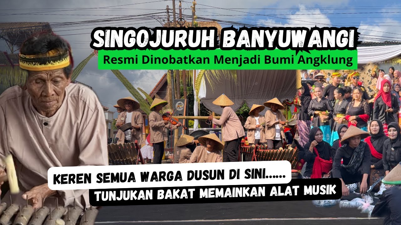 Singojuruh Bumi Angklung 2025 l Ruwat Rawat Singomanjuruh Banyuwangi